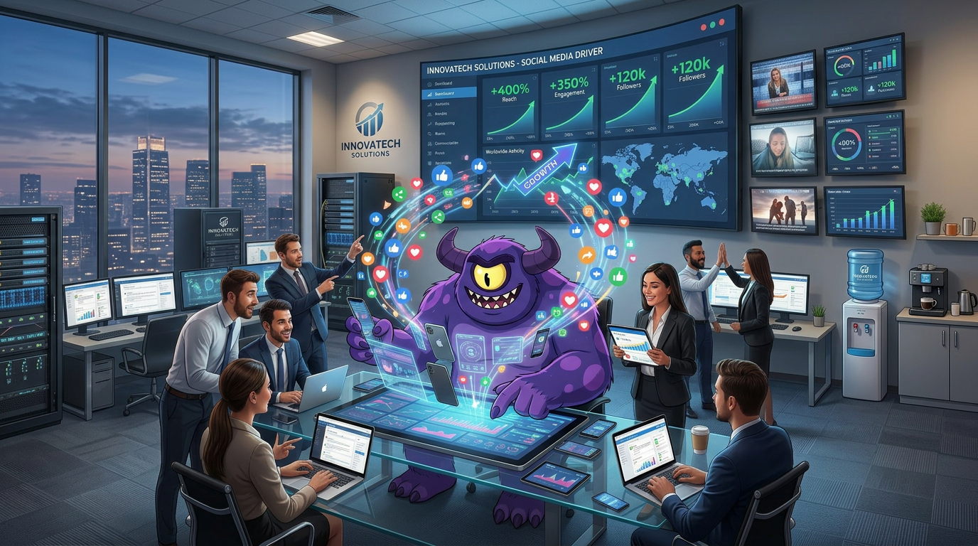 Manejo redes sociales mensual Monster Marketing